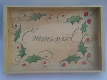 Load image into Gallery viewer, Hand painted Christmas Trays