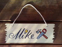 Load image into Gallery viewer, Bespoke hand painted wooden plaques