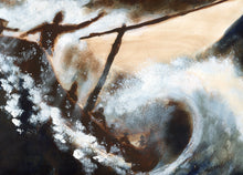 Load image into Gallery viewer, "Jesus Calms the storm" available as mounted/framed Prints and digital download