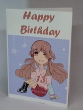 Load image into Gallery viewer, 5x7" "Teen girl" Birthday Card *This card can be personalised*