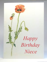 Load image into Gallery viewer, 7x5" Happy Birthday "Poppy" Card *This card can be personalised*