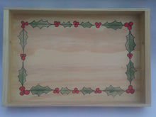 Load image into Gallery viewer, Bespoke hand painted wooden trays