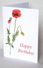 Load image into Gallery viewer, 7x5" Happy Birthday "Poppy" Card *This card can be personalised*