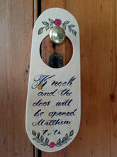 Load image into Gallery viewer, Wooden door hangers "Bible verses"