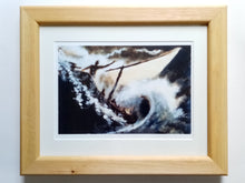 Load image into Gallery viewer, "Jesus Calms the storm" available as mounted/framed Prints and digital download
