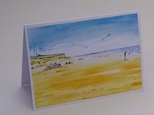 Load image into Gallery viewer, 5x7" Blank cards "A lovely Day at old Hunstanton Beach"