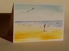 Load image into Gallery viewer, 5x7" Blank cards "A lovely Day at old Hunstanton Beach"