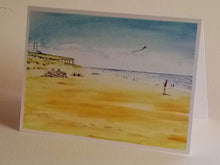 Load image into Gallery viewer, 5x7" Blank cards "A lovely Day at old Hunstanton Beach"