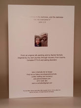 Load image into Gallery viewer, Pack of 2 7x5" "Christmas candles" cards