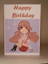 Load image into Gallery viewer, 5x7" "Teen girl" Birthday Card *This card can be personalised*