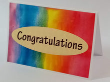 Load image into Gallery viewer, 5x7" "Congratulations" card.