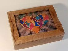 Load image into Gallery viewer, Oak Jewellery Box (available in 3 designs)