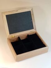 Load image into Gallery viewer, Oak Jewellery Box (available in 3 designs)