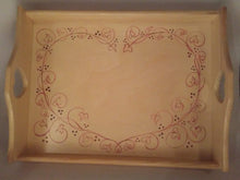 Load image into Gallery viewer, Bespoke hand painted wooden trays