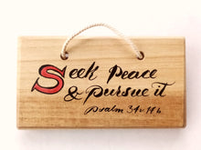 Load image into Gallery viewer, Bespoke hand painted wooden plaques