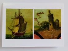 Load image into Gallery viewer, 5x7" "Ship oil painting" blank card
