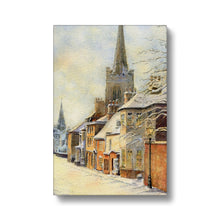Load image into Gallery viewer, Barn Hill Stamford in the snow Canvas