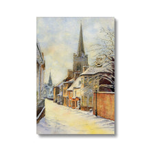 Load image into Gallery viewer, Barn Hill Stamford in the snow Canvas
