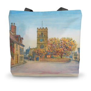 St Georges Church Autumn Canvas Tote Bag