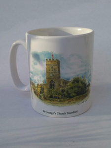 Ceramic Mug "St George's Church" Stamford.