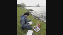 Load and play video in Gallery viewer, 5x7&quot; Card &quot; Normanton Church Rutland Water&quot; (Available as Blank, Birthday card or personalised)
