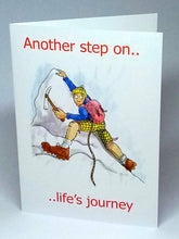 Load image into Gallery viewer, 5x7&quot; Another Step on life&#39;s journey Card
