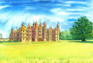 5x7" Card "Burghley House" ( available as a blank or Birthday card)