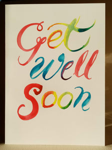 5x7" "Get Well Soon Card