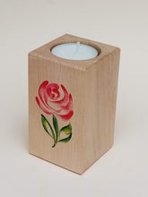 Load image into Gallery viewer, Bespoke solid beech tealight holders.
