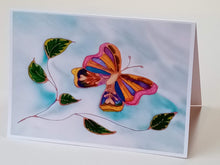 Load image into Gallery viewer, 7x5&quot; Blank card &quot;Onwards&quot; Butterfly Card
