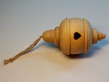 Load image into Gallery viewer, Pyrography wooden shaped bauble &quot;Heart&quot;
