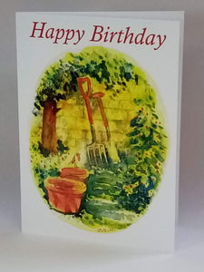 5x7" Happy Birthday Garden" Card