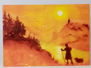 5x7" "Shepherd" Blank Card