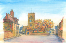 Load image into Gallery viewer, A4 Print &quot;St George&#39;s Church Stamford&quot; available as mounted/framed print.
