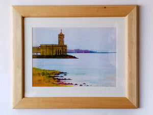 Quality A4 Print  or download "Normanton Church Rutland water"  *This item can be personalised*