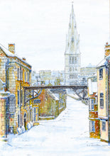 Load image into Gallery viewer, Stamford Winter scene A6 cards (pack of 5)
