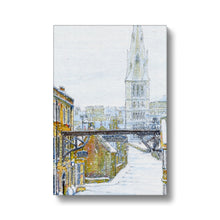 Load image into Gallery viewer, St Mary&#39;s Stamford in the snow Canvas
