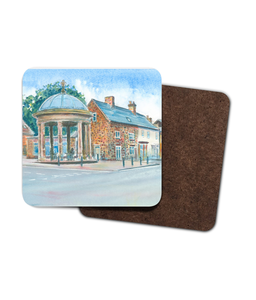 4 Pack Hardboard Coaster  Mountsorrel Buttermarket Leicestershire