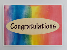 Load image into Gallery viewer, 5x7&quot;  &quot;Congratulations&quot; card.
