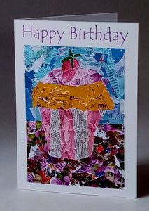 5x7" "Cupcake Collage" Birthday Card