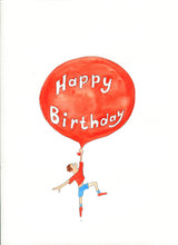 Load image into Gallery viewer, 5x7&quot;  &quot;Happy Birthday Balloon&quot; Card       *This card can be personalised*
