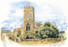 Load image into Gallery viewer, A4 Print &quot;St George&#39;s Church Stamford&quot; (available as mounted/framed print or digital download)
