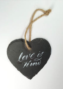 Slate plaque "Love"