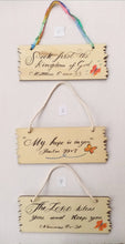 Load image into Gallery viewer, Bespoke hand painted wooden plaques
