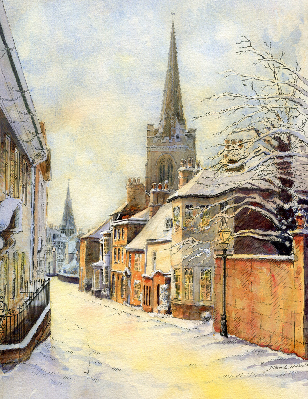 Stamford Winter scene A6 cards (pack of 5)