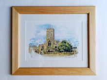 Load image into Gallery viewer, A4 Print &quot;St George&#39;s Church Stamford&quot; (available as mounted/framed print or digital download)
